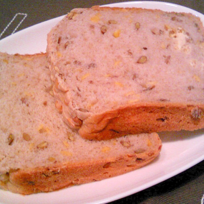 HBでレンズ豆・チーズ食パン
